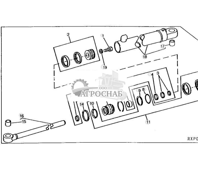 LIFT CYLINDER 90 MM CATEGORY III 